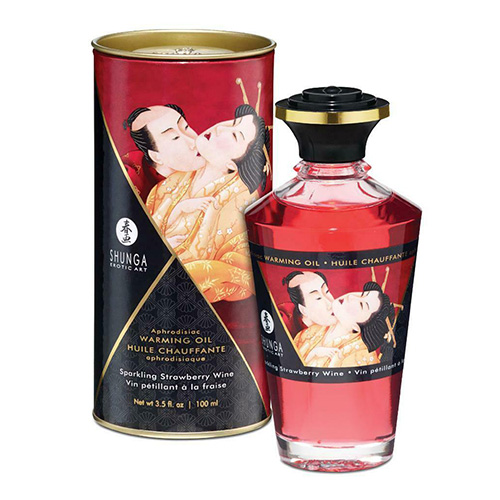 Aphrodisiac Warming Oil Blazing Cherry Shunga